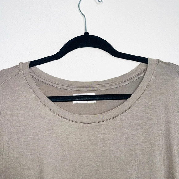 Maurices 24/7 Olive Green 3/4 Sleeve Crew Neck Casual Tee Small Women’s - Picture 2 of 10